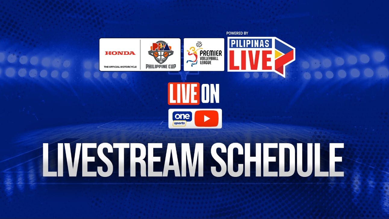 SCHEDULE | PBA, PVL games livestreaming on One Sports YouTube